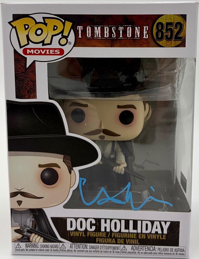 Val Kilmer Signed Funko Pop #852 "Doc Holliday" (Tombstone) *RARE* - Celebrity Authentics